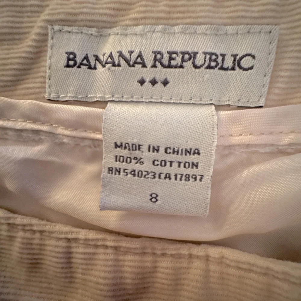 Banana Republic Womens Corduroy Skirt Size:8 Color:Beige 100% cotton - Picture 3 of 4